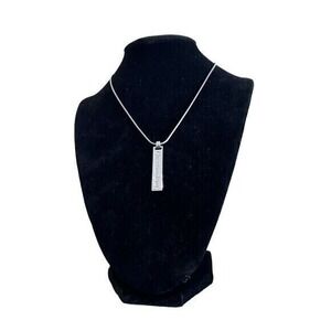 Authentic Christian Dior Silver Necklace